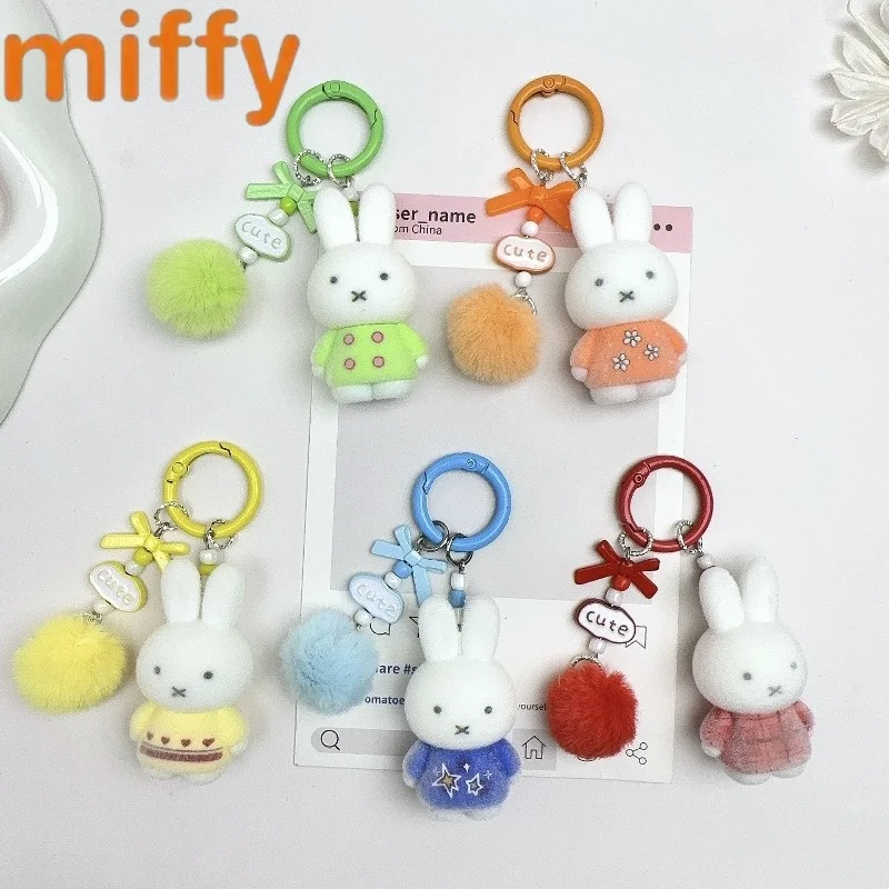 

Милый кролик Миффи: креативная мультяшная кукла, модный персонализированный портативный брелок-подвеска для мужчин и женщин