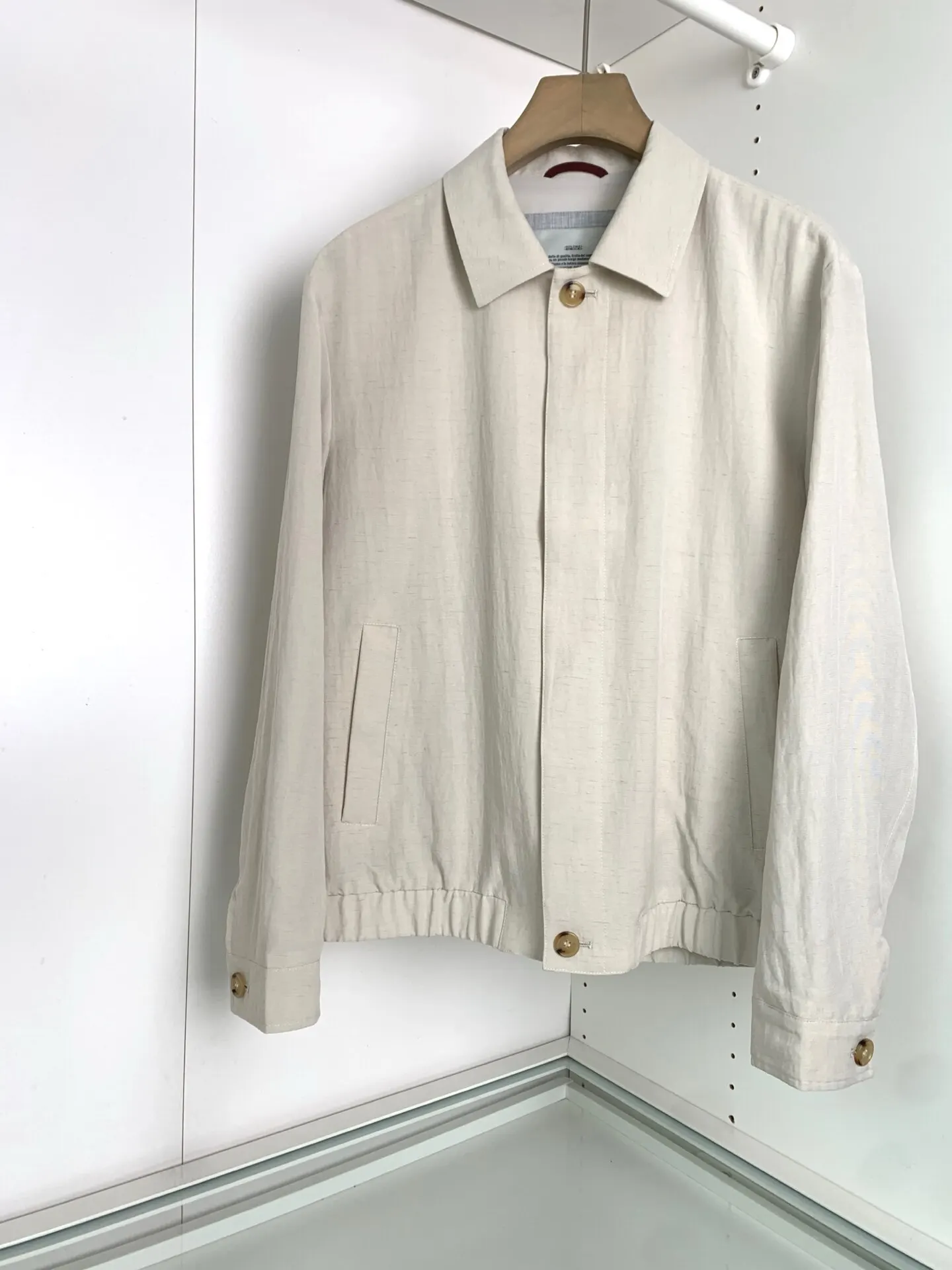 

BC Italian old money wind 26ss linen lapel jacket