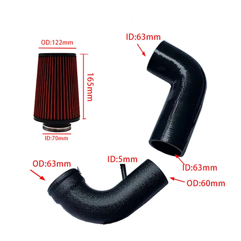 Car Modification parts Intake modification kit for Volkswagen EA211 engine Golf Mk7 Audi A3 1.4T