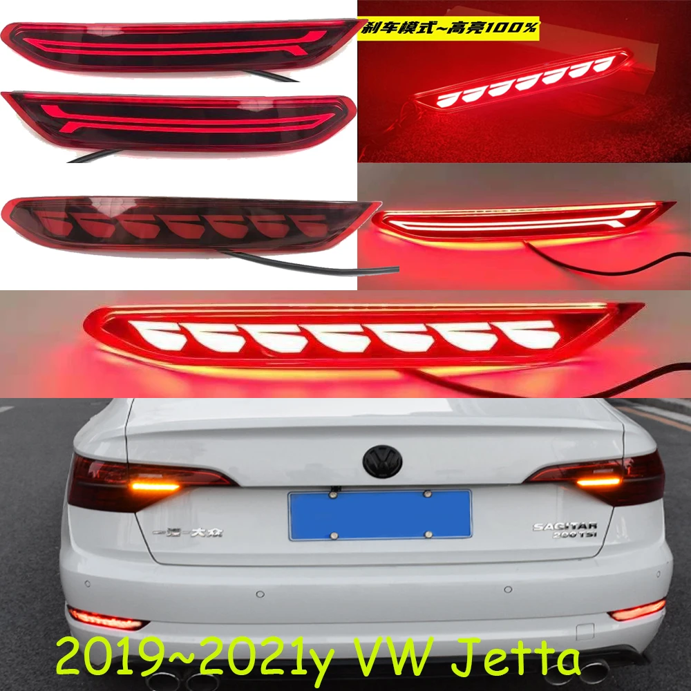 car accessories bumper sagitar tail light for Volkswagen Jetta taillight LED Reflector 2019~2023 Taillamp for VW Jetta fog lamp