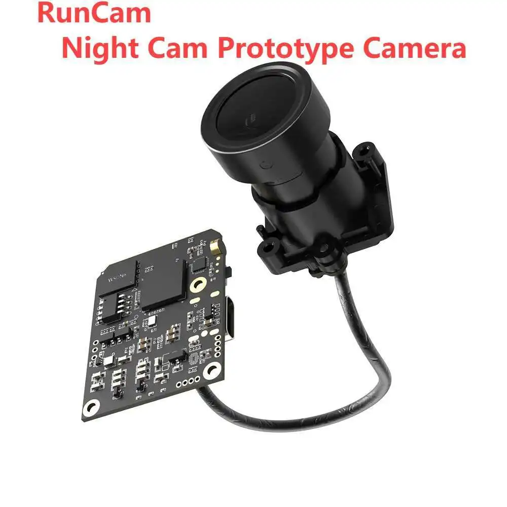

RunCam Night Cam Prototype Camera 1/1.8”Sensor 0.5 Lux 2.7K 30fps Video Resolution DC 5V for RC FPV Racing Drone Quadcopter
