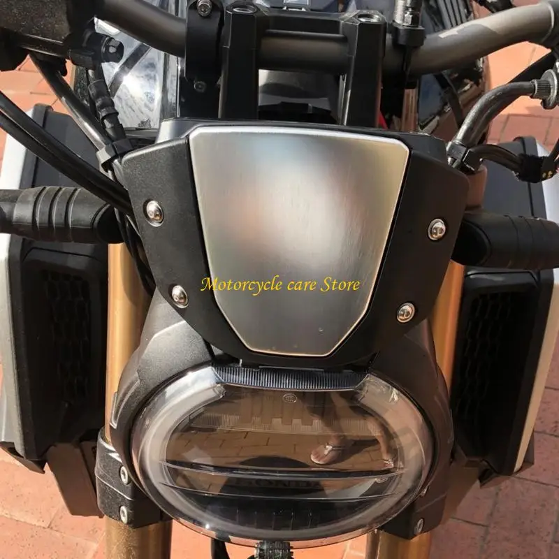 U75F Motorcycle Windshield Extension Spoiler Windscreen Deflector for CB650R CB1000R