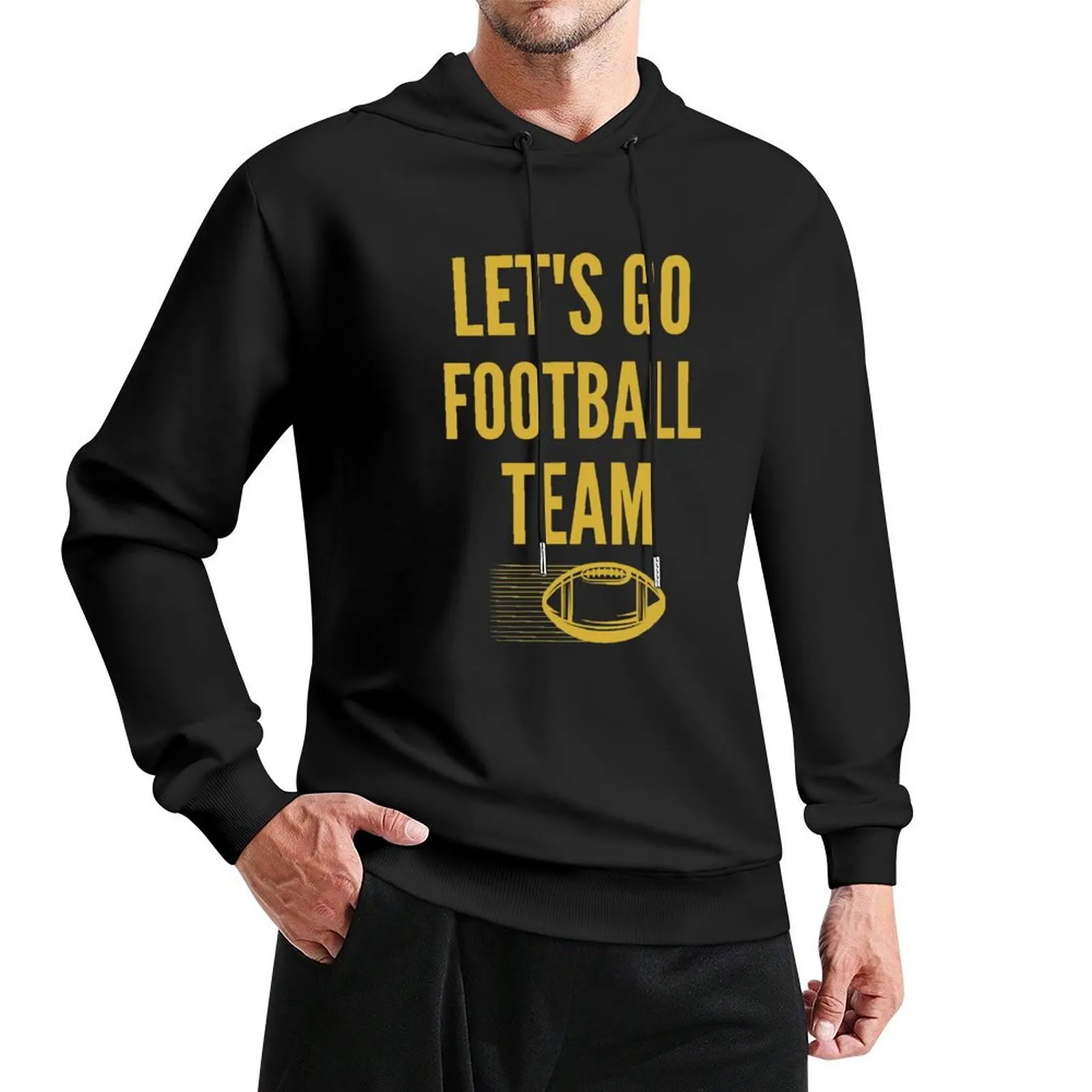 Let's Go Football Team Washington DC Pullover Hoodie men's clothing tracksuits