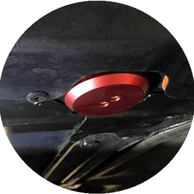 

For Porsche Cayenne 911 Boxster Cayman 19-24 Aluminum Alloy Red Car Floor Jack Pad Premium Bolt on Jack Points Car Accessories