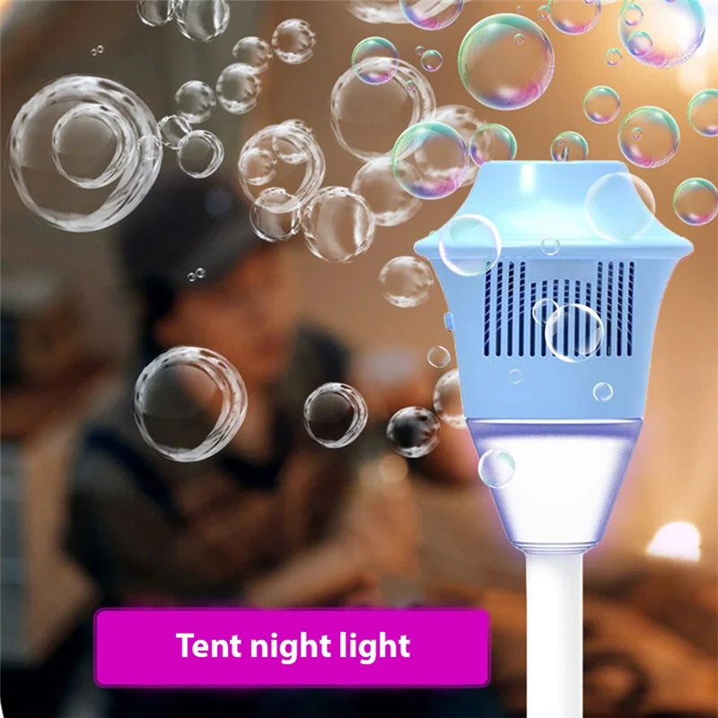

New-Automatic Bubble Machine Electric Bubble Machine Bubble Machine With Light For Birthday Outdoor Wedding Christmas Parties Re