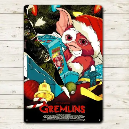 Gremlins Movie Metal Poster Tin Sign 20x30cm Plaque