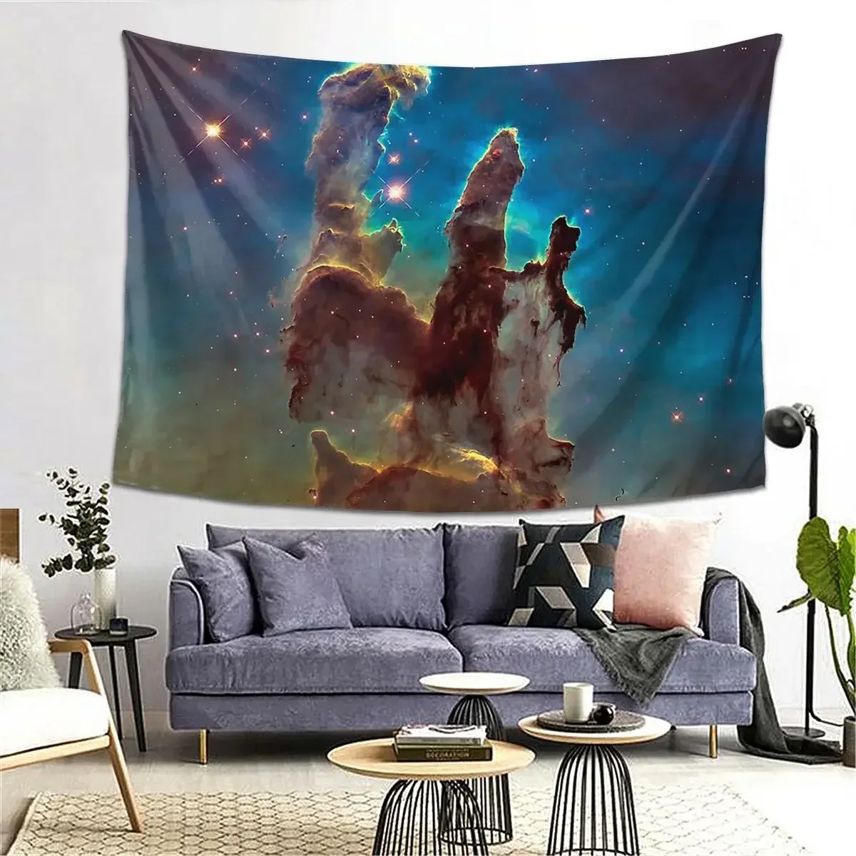 Pillars Of Creation Tapestry Decoration Art Aesthetic Tapestries for Living Room Bedroom Decor Home Wall Cloth Wall Hanging