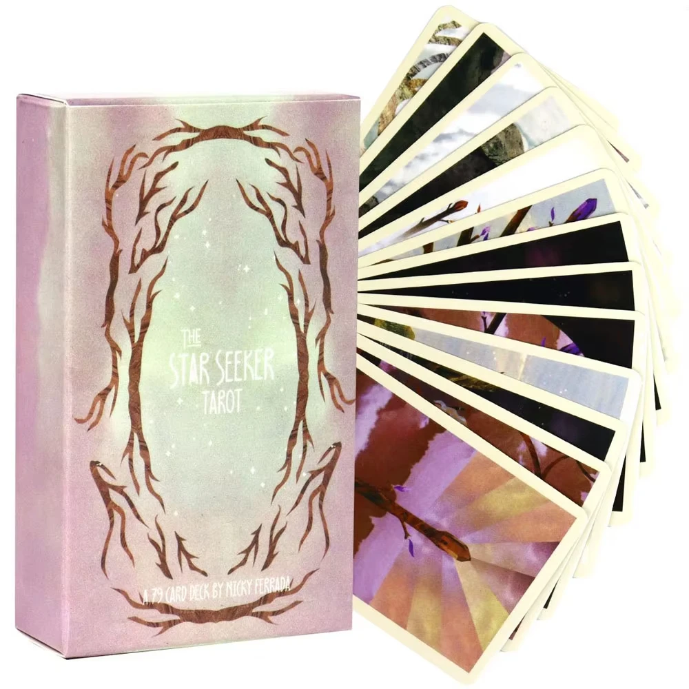 

The Star Seeker Tarot Leisure Entertainment Card Family Gathering Divination Deck Tarot Board Playing Card Game