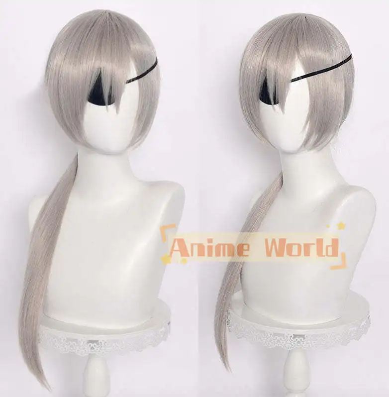 Quanxi Grey Cosplay Wig - Wig+Goggles