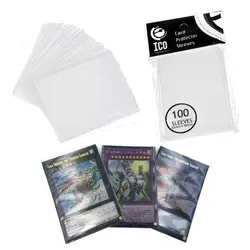 1 Pack (100PCS) 65*90mm Card Sleeve Cards Protector Magic Killers of Three Kingdom Football Star Card Transparent Board Games