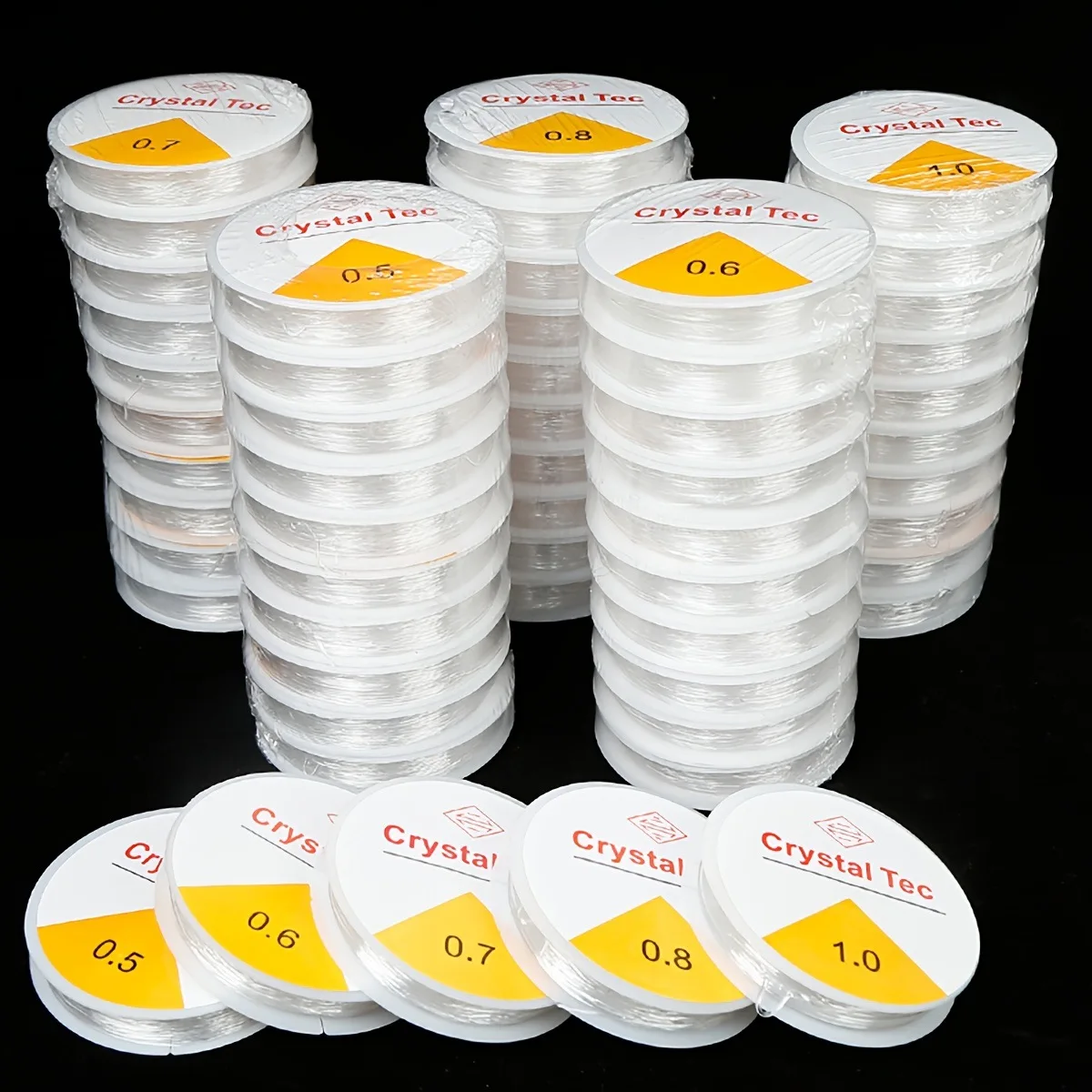 Factory Wholesale Transparent Elastic Thread Crystal Thread Wear-resistant Pull, DIY Bracelet, Handmade Bead Jewelry Accessories