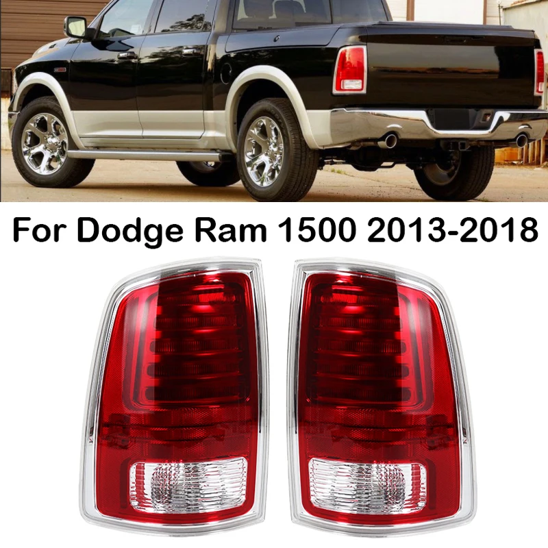 For Dodge Ram 1500 2013-2018 Car LED Rear Tail Light Turn Signal Light Stop Brake Lamp Reverse Fog Lamp 68093078AC 68093079AC