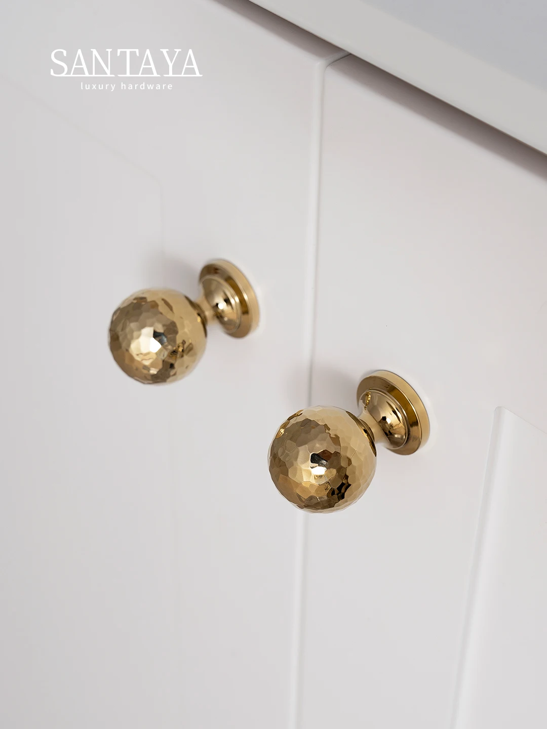 Santaya مقبض درج مطروق من النحاس الصلب مطلي بالذهب والفضة، خزانة ملابس، خزانة مطبخ، ملحقات أثاث
