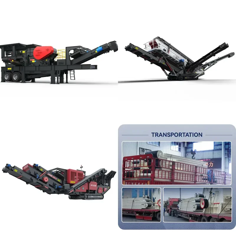 for High-tech Mobile Crushing Plant Production Line with AC Motor Capacity 240-400t/h for Ore and Iron Ore Crushing
