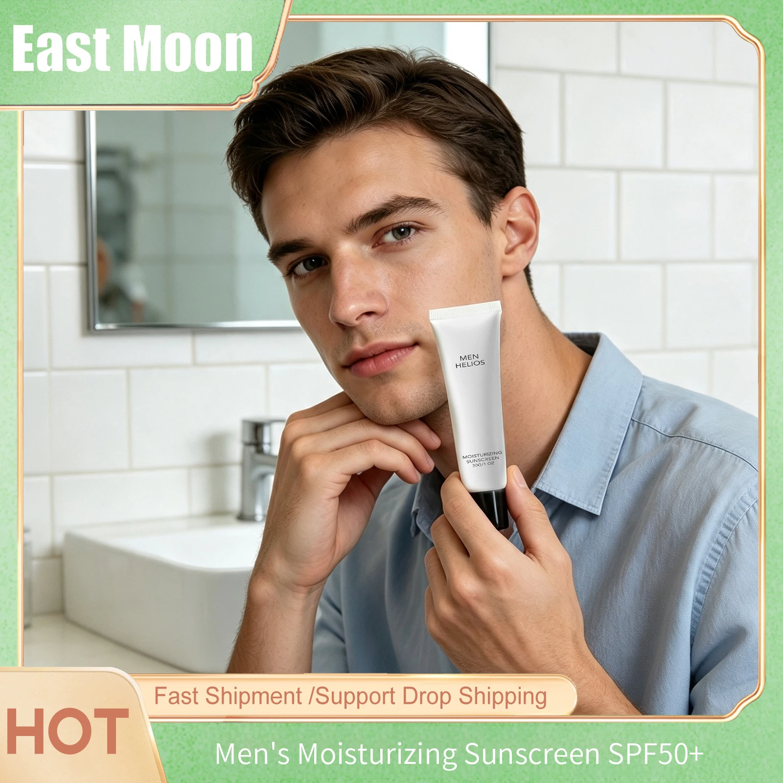 Man Sunscreen Cream Stick Spf 50 Original Uv Protection Lasting Moisturizing Body Refreshing Korean For Face Body Men Sunscreens