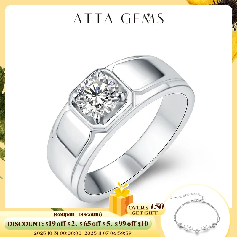 

Бриллиантовые бриллианты серебряного цвета, унисекс, 1,0 карат