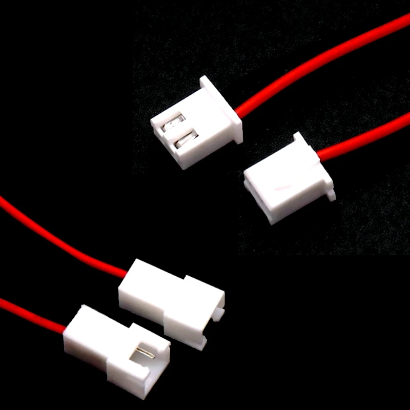 10pcs 20cm XH2.54 2/3/4/5/6pin Male Female Plug Butt-joint Aerial Docking Crimp Terminal Wire Cable Connector