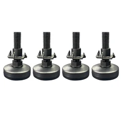 4Pcs Leveling Feet Adjustable Furniture Levelers,Heavy Duty Leg Levelers Screw on with Threaded Inserts for Table,Cabinet,Sofa