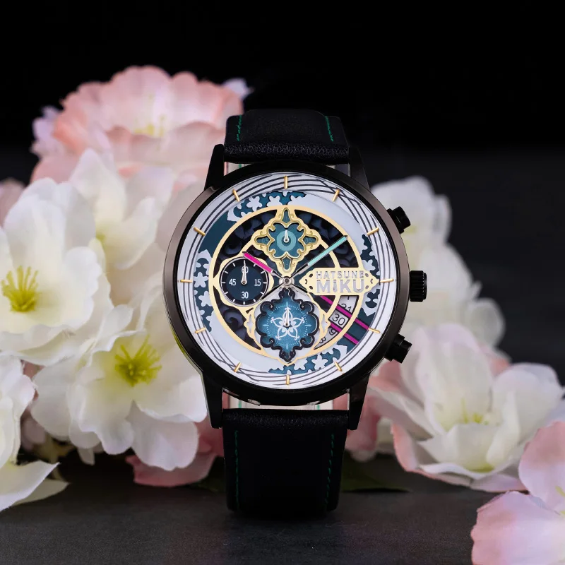 

Хацунэ Мику аниме модные кварцевые часы памятные фунты часы вентилятор Рождественский подарок