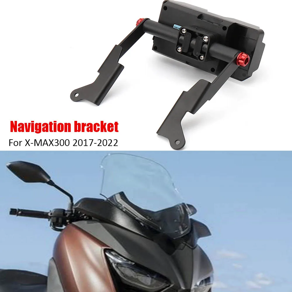 New Motorcycle Navigation Bracket GPS Navigator Phone Holder For YAMAHA X-MAX300 X-Max300 XMAX300 XMAX 300 2017-2022