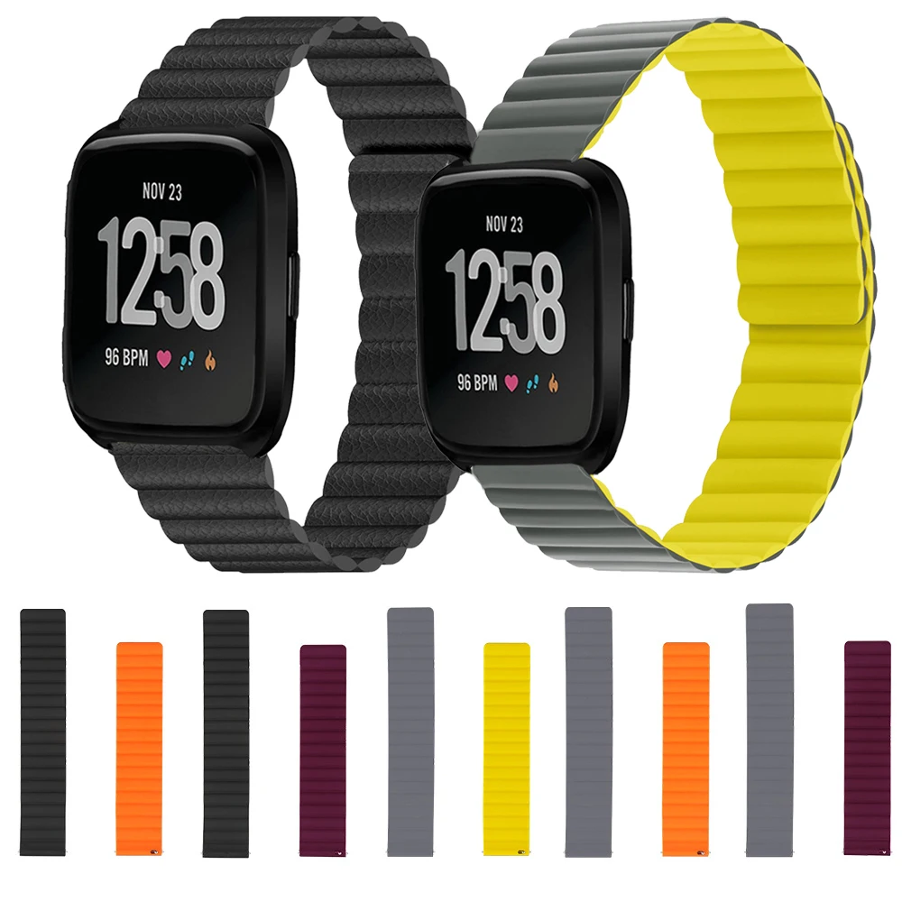 

Magnetic Silicone Loop Band Strap For Fitbit Versa 2 / Versa Lite / Versa 1/ SE