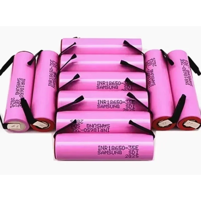 

2025 NEW 18650 battery 3.7V, rechargeable battery+DIY nickel made in Korea 3500mAh 20A discharge