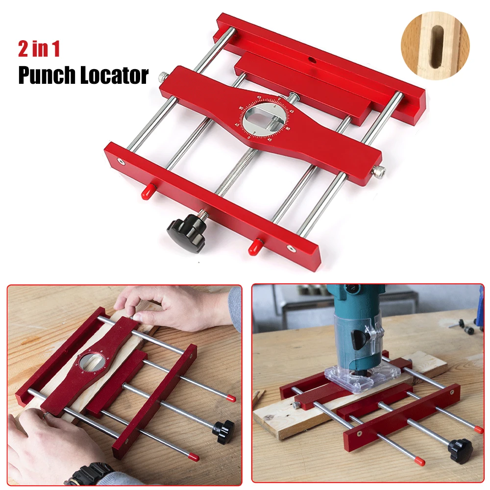 precise-drilling-guide-loose-tenon-joinery-jig-adjustable-centering-dowel-jig-connector-fastener-punching-woodworking-tools