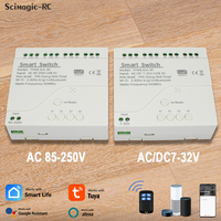 Tuya WiFi 1/4 Channel Smart Switch AC/DC 7-32V AC 85-250V RF 433MHz 4CH Relay Module Work With Alexa Google Home