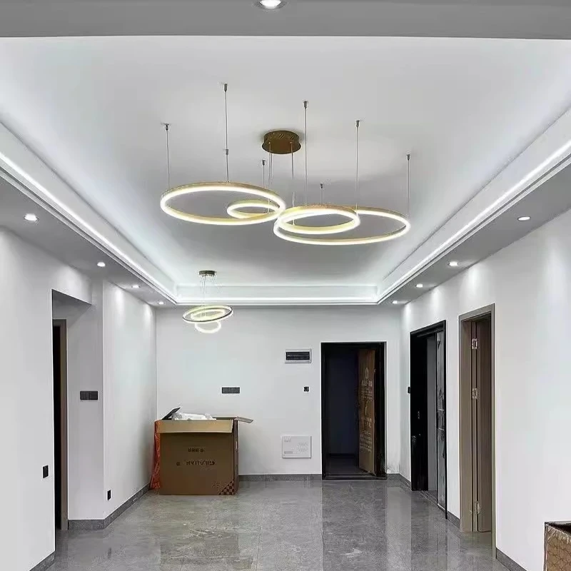 

Nordic Pendant Light Modern Simple Atmospheric Light Luxury Hall Light FOR Bedroom Dining Room Lighting Fixtures