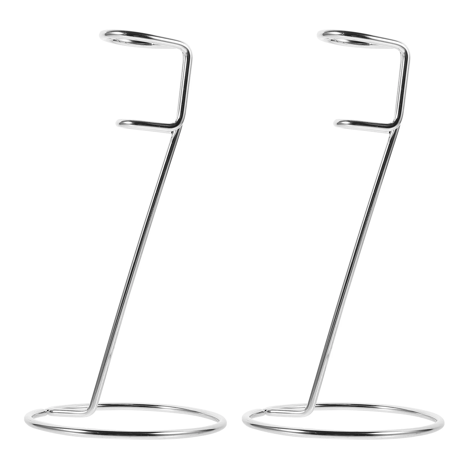 

2Pcs Premium Egg Mixer Bracket Milk Beater Storage Rack Sturdy Kitchen Utensil Holder Silver Frothing Wand Stand Compact Design