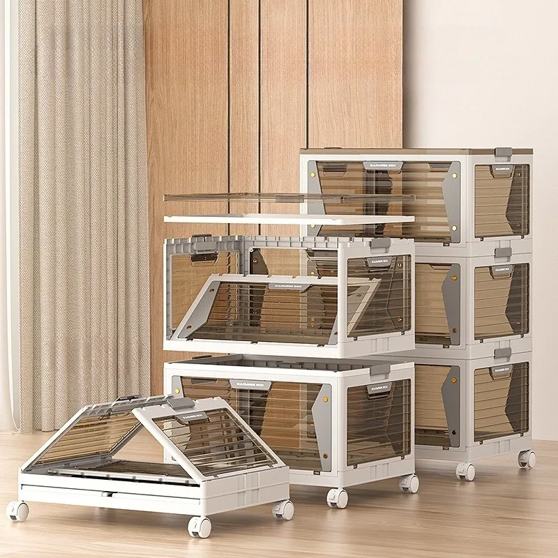 Boîte de rangement pliable pour la maison, armoire de rangement créative et modulable pour le salon, décoration simple pour la maison