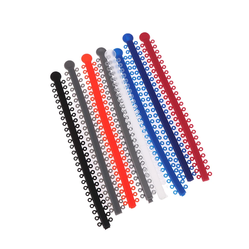 20 العصي تقويم الأسنان مطاطا روابط الأوعية الدموية العصابات الملونة للأقواس الأقواس علاج تقويم الأسنان #4