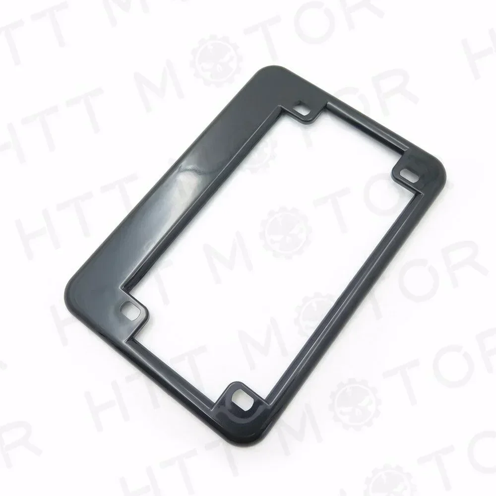 Motorcycle Registration Plate Holder For 4"x7" extra 1" Width Plate for Harley/Honda/Kawasaki/Suzuki/Yamaha/Springer 4
