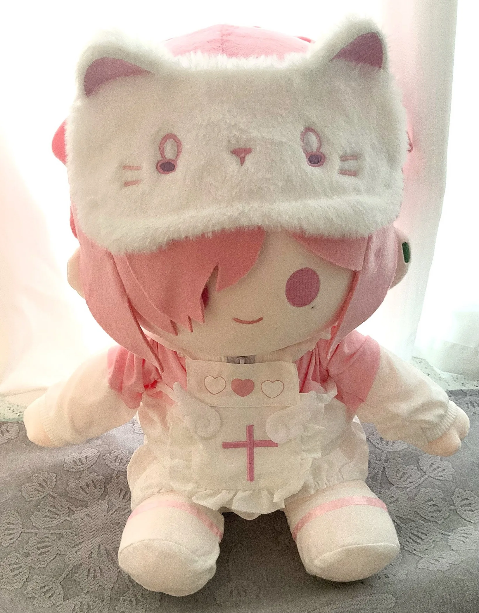 

Stuffed 40cm Anime Toilet-bound Hanako-kun Mitsuba Figures Cosplay Plush Cartoon Cotton Dolls Toys Gifts for Children