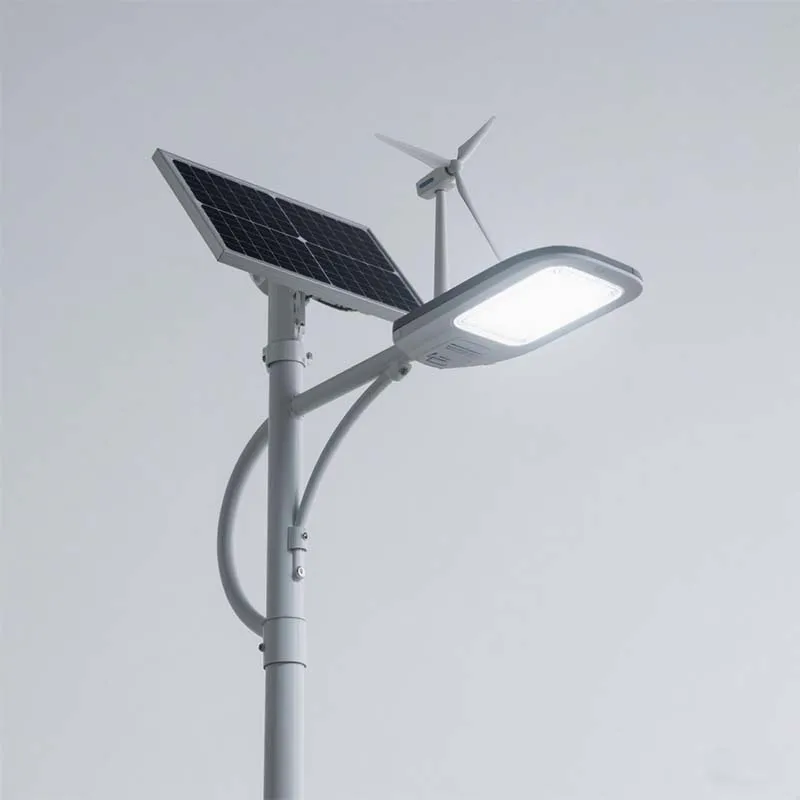 Street Light with Windmill IP65 Rating for Road Application 35W DC24v Outdoor LED Light Wind & Solar Hybrid