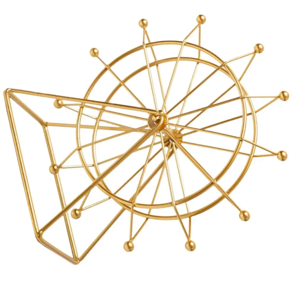 Iron Ferris Wheel Model Collectible Display Retro Ferris Wheel Ornaments Crafts DIY Ferris Wheel Table Decorations Children Toys