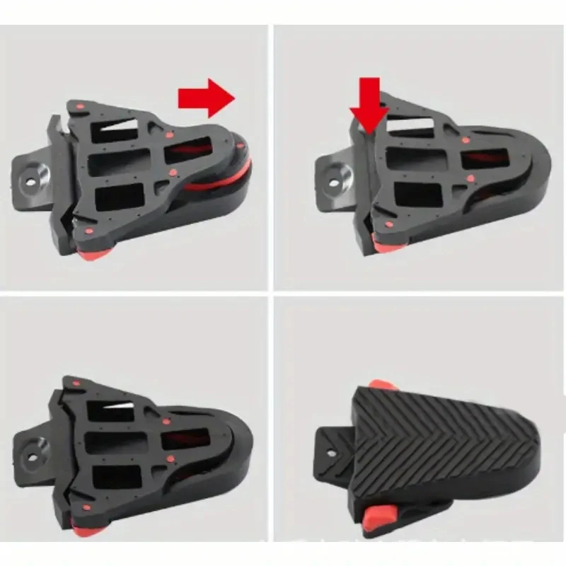 1 pair of thickened wear-resistant silicone protective covers, suitable for bicycle mountain and road bike clamping shoes, cycli image 6