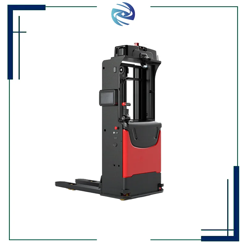 

High-Precision Sensors AGV Automated Guided Vehicle Multi-functional Interfaces Carrying Heavy Cargo Pallet Stacker New