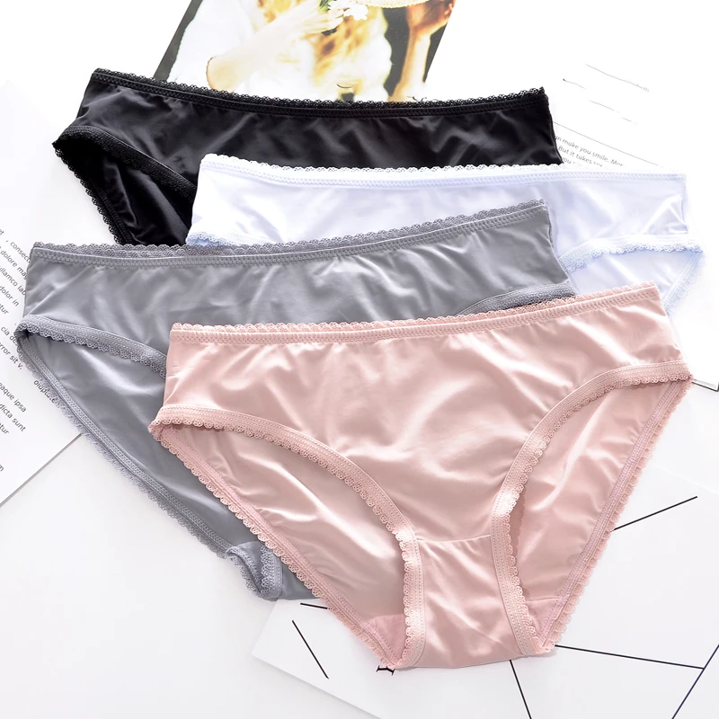 

Zometg Girl briefs 5pcs/ Lot Women's Panties Lady Sexy Lace Lingeries Underpanty Womens underwear pink underpanties