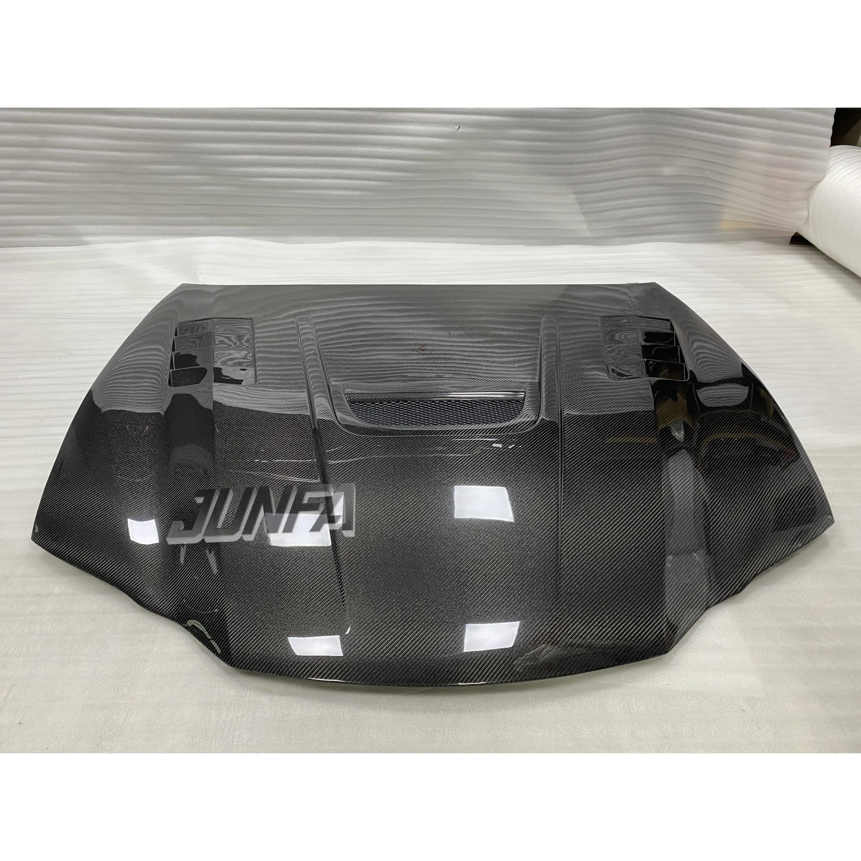 Air Vent Carbon Fiber Hood Scoop Car Engine Cover Bonnet Bodykit for GSF 2017 - Image 4