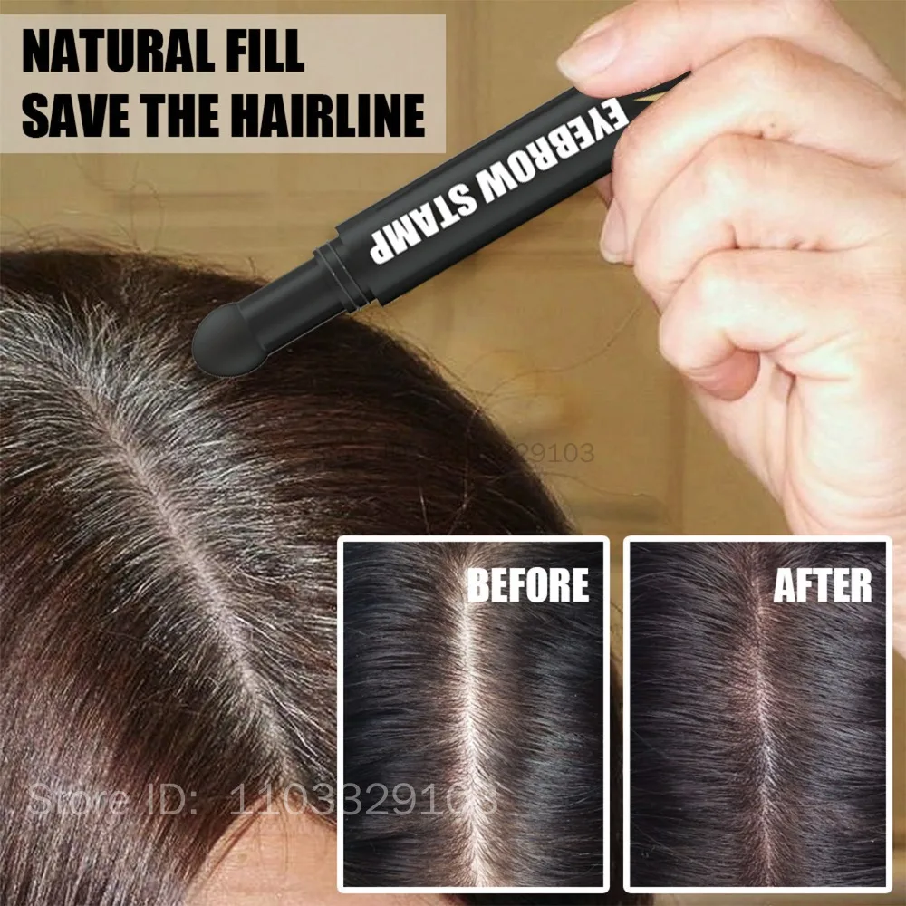 الإسفنج رئيس الحاجب خط الشعر مسحوق ملء الظل تغطية سريعة جذر الشعر المخفي مقاوم للماء الحاجب محسن عصا القلم