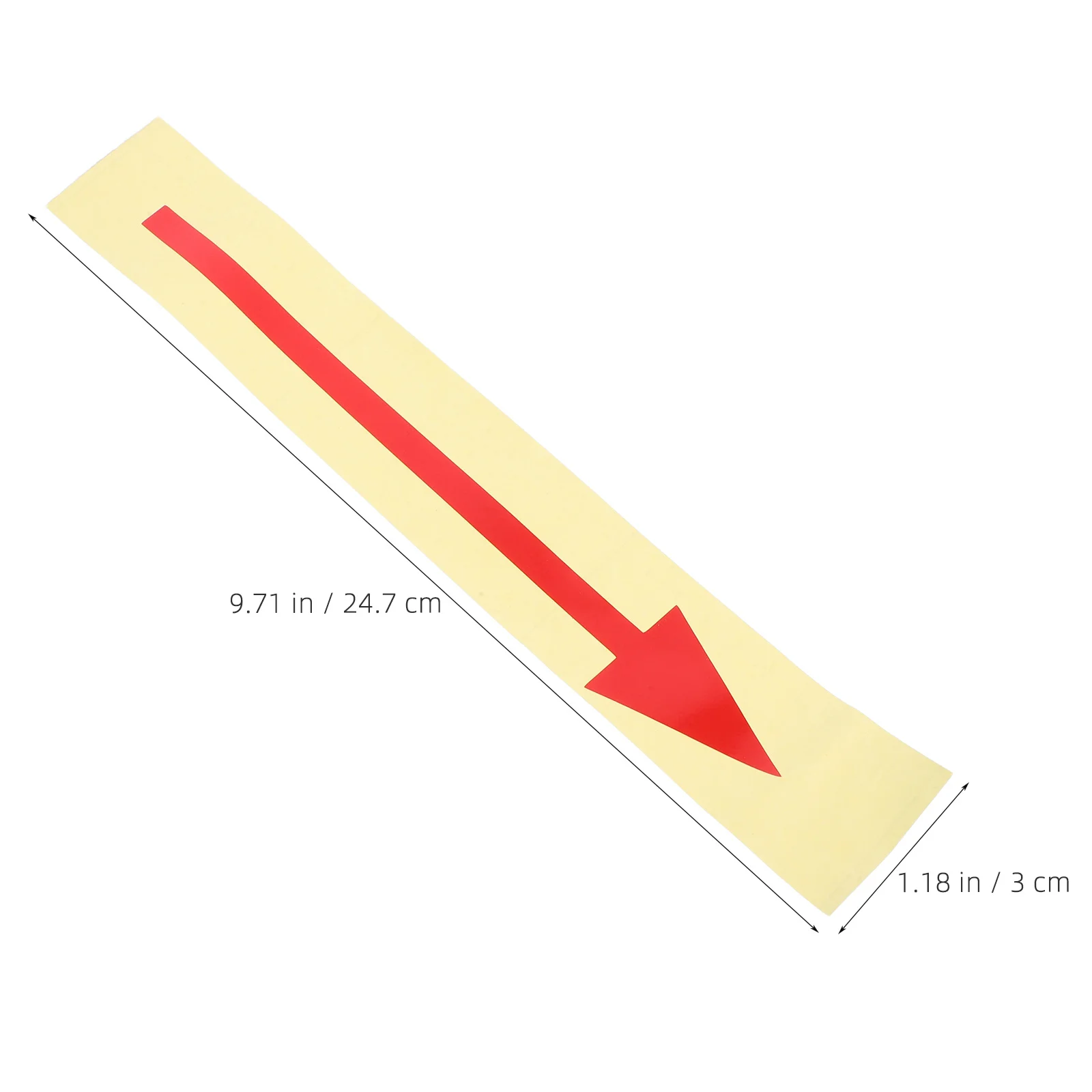 5Pcs Reflective Mailbox Arrow Decals Highly Visible Directional Decals for Safe Nighttime Outdoor Surfaces