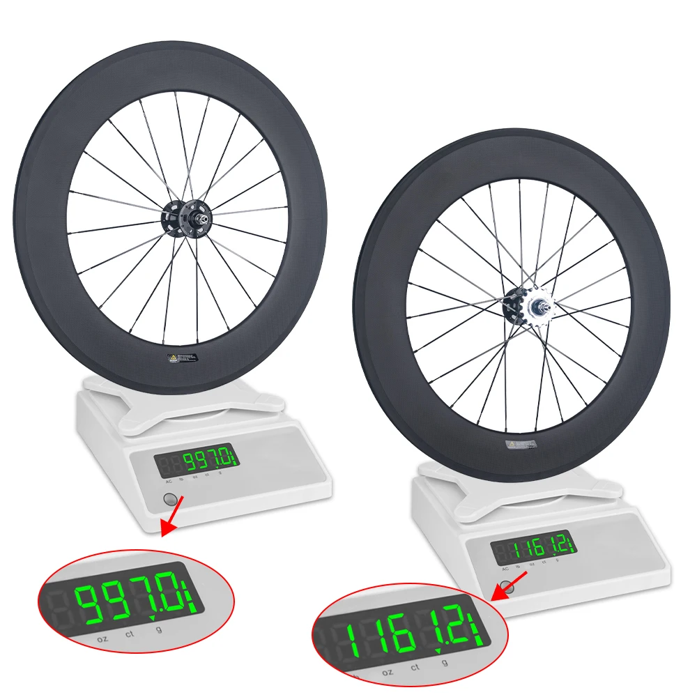 700C Rennrad-Carbon-Laufradsatz für Fixed Gear mit Flip-Flop-Naben von NOVATEC, 38mm 50mm 60mm 88mm Tiefe, 23mm Breite, Clincher-Fahrradlaufradsatz – Detail 22