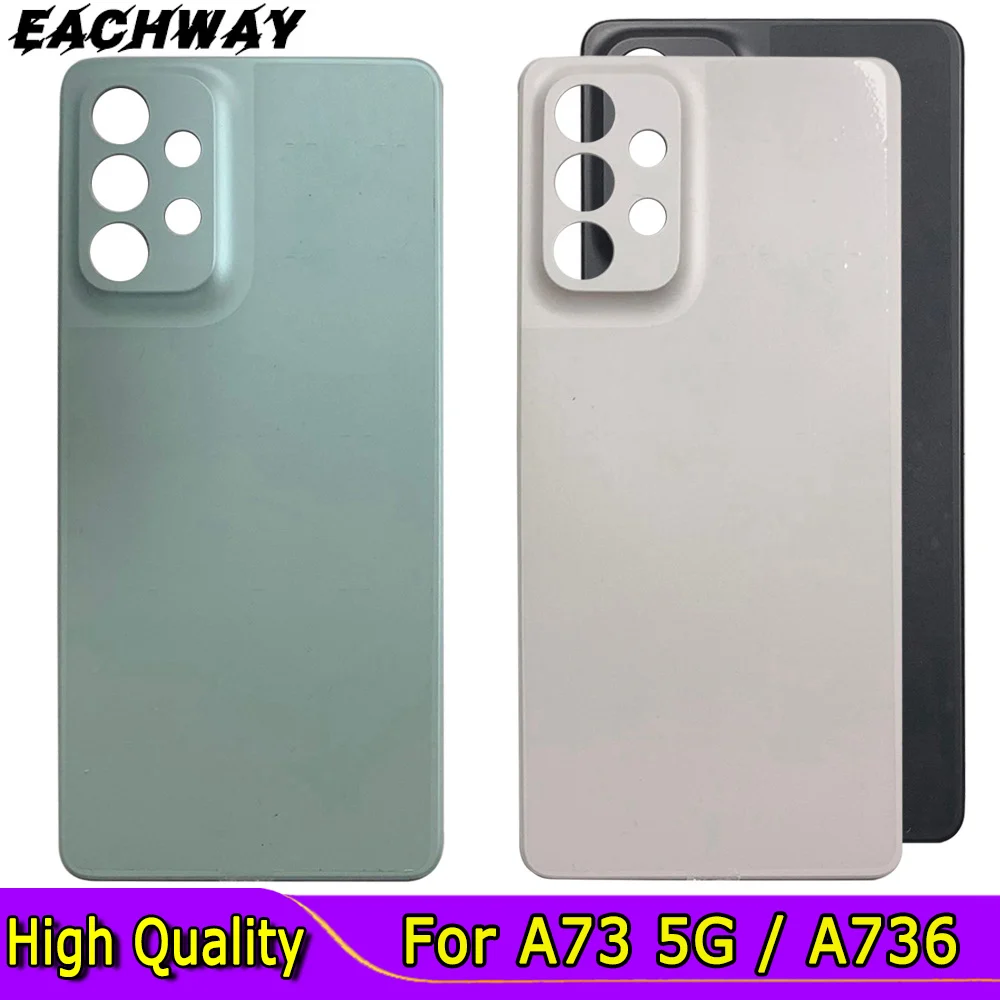 

For Samsung Galaxy A73 5G Battery Back Cover Rear Door Housing Case Replacement SM-A736B A736B/DS For Samsung A73 5G Back Cover