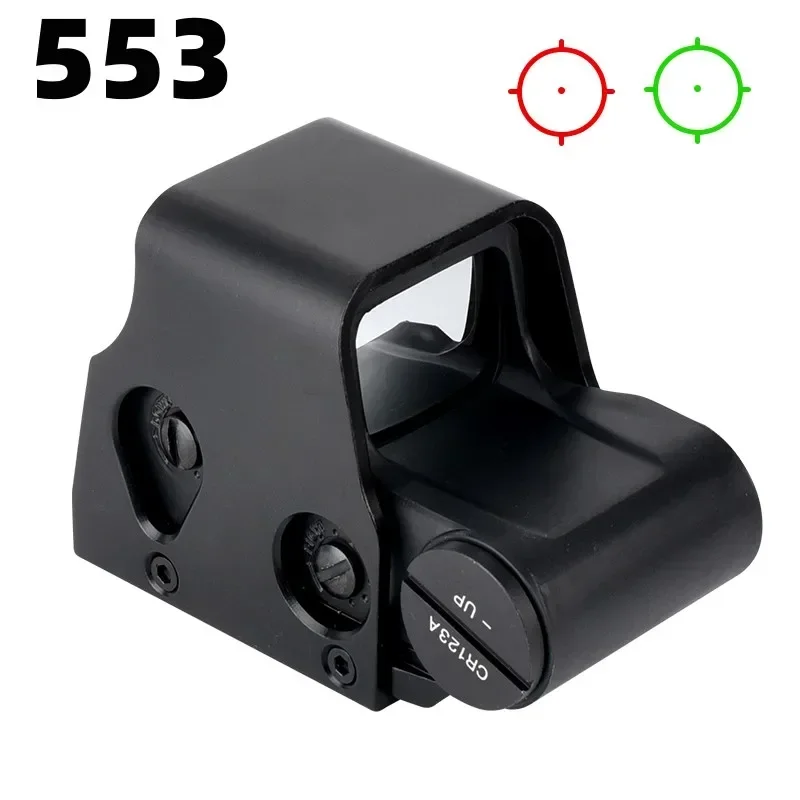 

553 Red Dot Sight Tactical Optical Reflex Red/green Dot Scope Adjustable Brightness for Hunting Shooting 556 Compact Riflescope