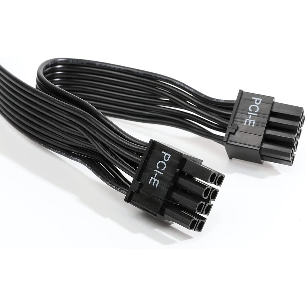 PSU VGA Male to Dual PCIe 8 (6+2) Pin Male PCIE GPU Power Cable for G+G2 G3 G5 GA B3 B5 T2 Modular Power Supply