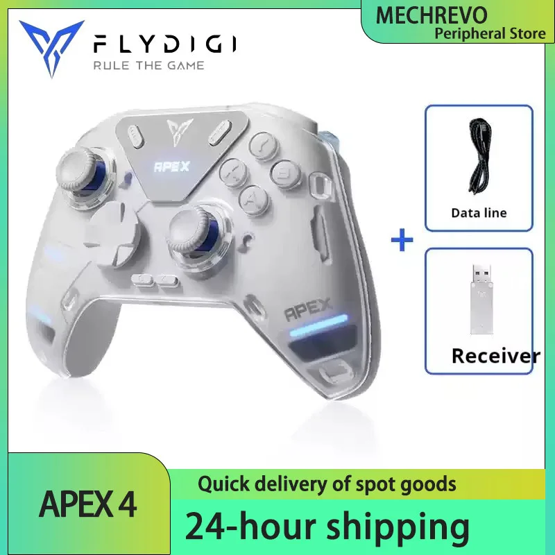 

FLYDIGI Apex 4 Wireless Gaming Controller Precision Control Immersive Vibration for Pc Switch Mobile Black Wukong