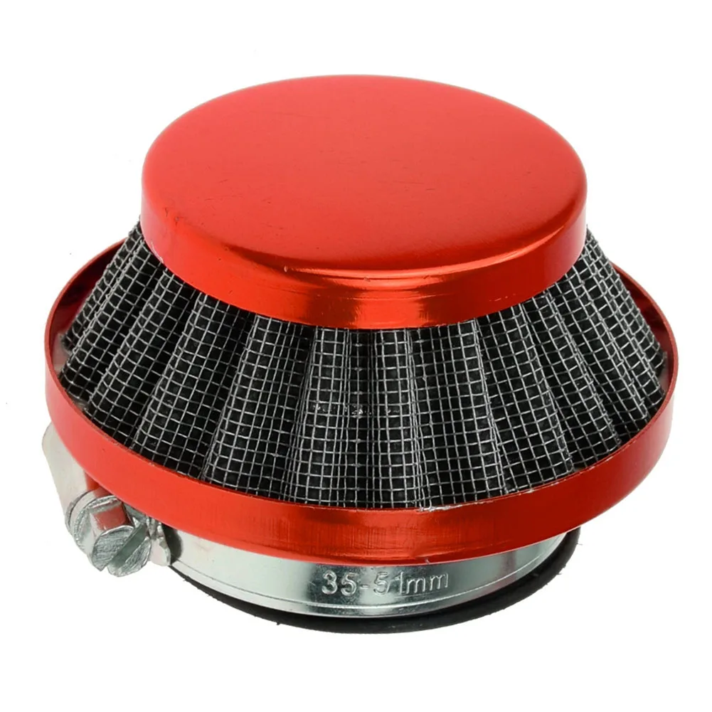 Motorcycle Air Filter 42mm for 47cc 49cc Pocket Bike and ATV Compatible with Multiple All Terrain Vehicles Engine Intake