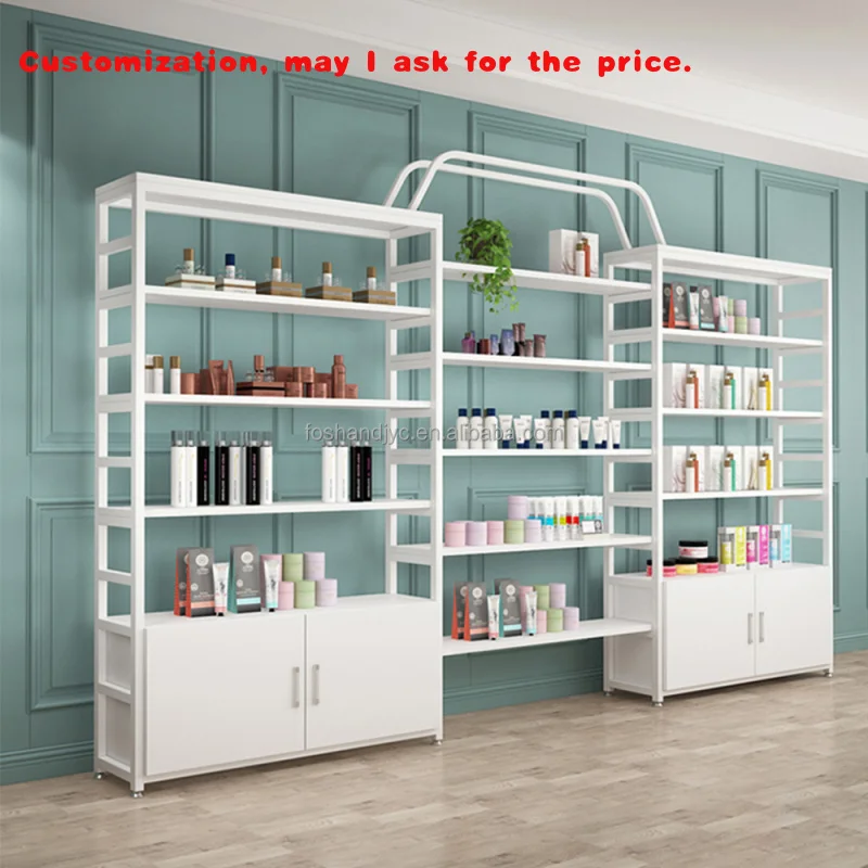 

custom.Modern Design Convenience Store Shelves Beauty Supply Retail Fabric Stores; Cosmetic Storage Used Shelves Sal