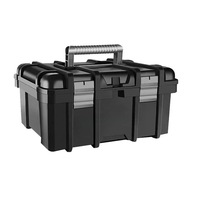 Large Capacity Tool Box Shockproof Hard Case Hardware Tool Box Organizer Portable Toolbox for Mechanics Electrician Plastic Case